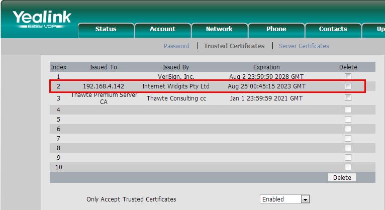 2 Upload MyPBX s certificates In this example, the model of MyPBX is MyPBX U200 (firmware version: 15.18.0.22) Step1.