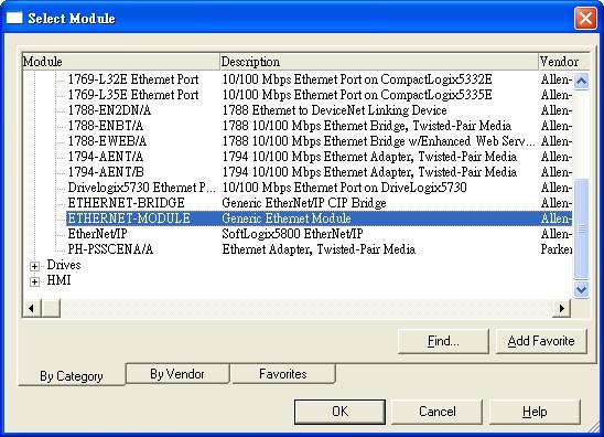 6. Enter module name. Select Comm Format Data-INT.
