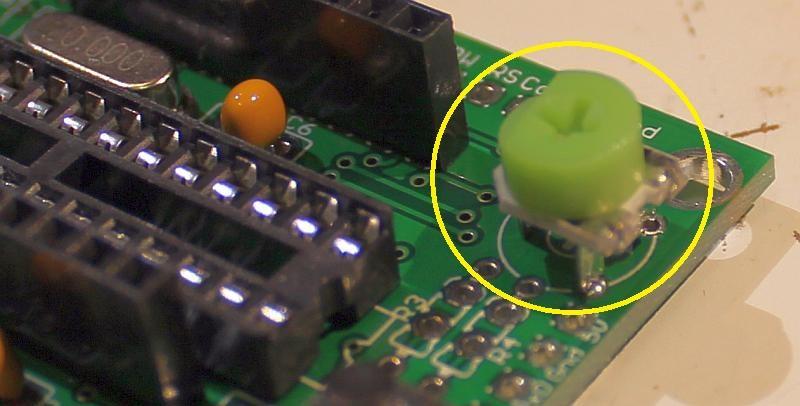 Some care needs to be taken with the alignment, to ensure that there is a good fit when the plug-in board is added. One method is to build the plug-in LPF module first; then plug it into the sockets.