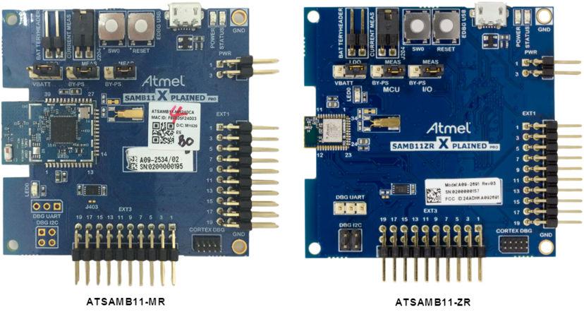ATSAMB11 BluSDK SMART Example Profiles Application User's Guide Introduction This document describes how to set the ATSAMB11-MR/ZR evaluation boards for various example applications supported by the
