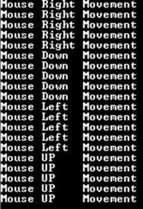 Figure 5-27. HID Device Console Log for Movement Figure 5-28. Mouse Movement Simulation 5.3.