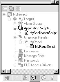 4 View* QuickPanel Applications Actions not associated with a graphical object that appears in the panel are configured in the Keypad Assignment grid. Each panel has a separate Keypad Assignment grid.