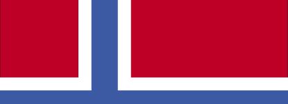 Multiple Choice: Choose the correct answer and put the letter on the blank. 1. How many lines of symmetry does this flag of Norway have? A. 0 B. 1 C. 2 2.
