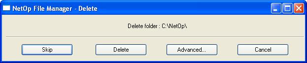 .. þ Delete non-empty folders: Leave checked to show this window if you are about to delete a folder that
