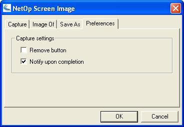 Note: A captured image file will without warning overwrite any older file in the same location with the same name.