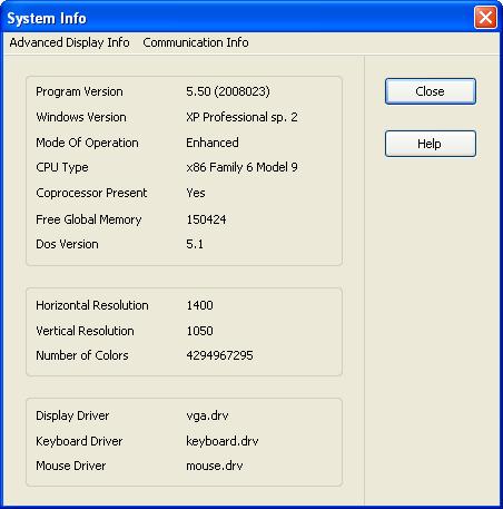 Common Tools 5.2 System Info In the About.