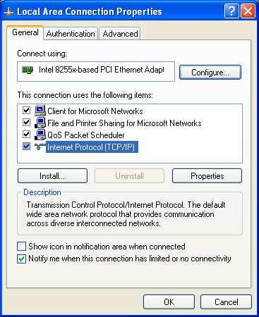 3 Computer Settings 3.1 Assign a Static IP In order to configure EOC5510, please follow the instruction below: 1.