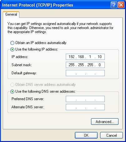 Select Internet Protocol (TCP/IP) and then click on the Properties button. This will allow you to configure the TCP/IP settings of your PC/Notebook 3.