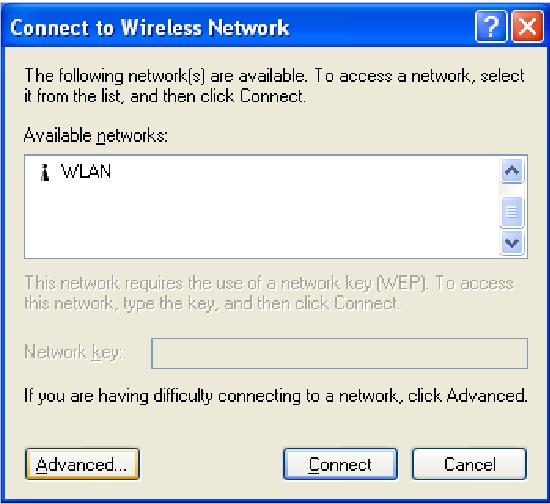 Double click Windows Wireless Network