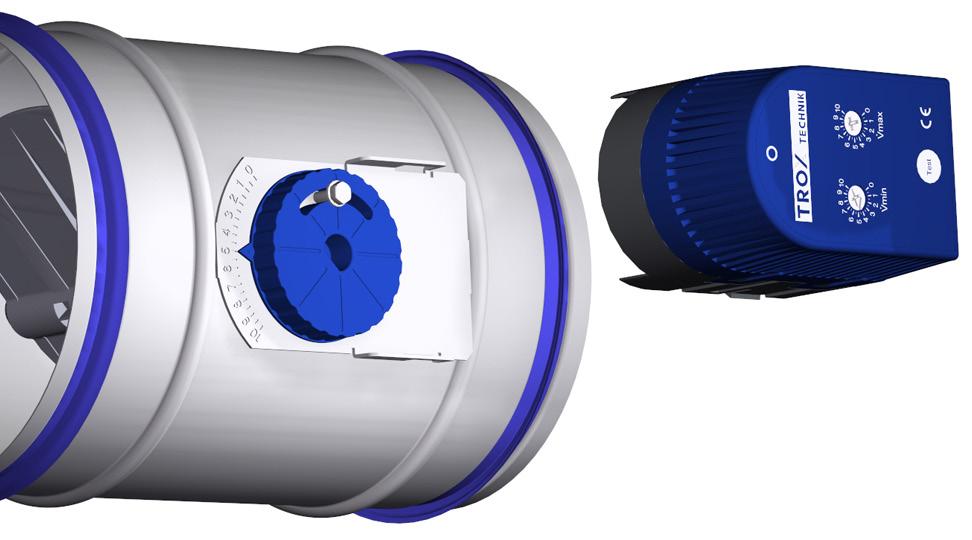 a rotary knob can be subsequently equipped with an actuator.