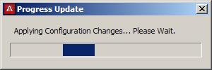 5. A Progress Update window will appear. Setting the Date and Time 1.