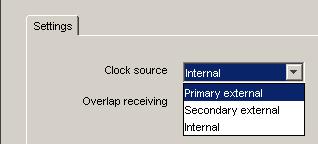 Attribute Value Description Attribute Value Description Clock source Overlap: receiving Overlap: length Send Name Display (ETSI QSIG only) Primary External Secondary External Internal Primary