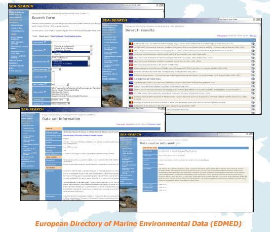 25/45 EDMED Discovery metadata Comprehensive reference to marine data sets and collections in Europe