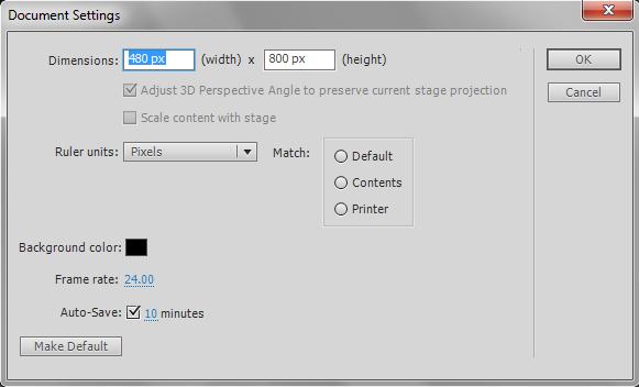 Guide Adobe Flash Professional To use adaptive and manual scaling to resize content: 1.