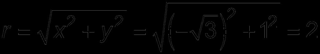 Example 3(a) CONVERTING FROM RECTANGULAR TO TRIGONOMETRIC FORM Write measure.) in trigonometric form.