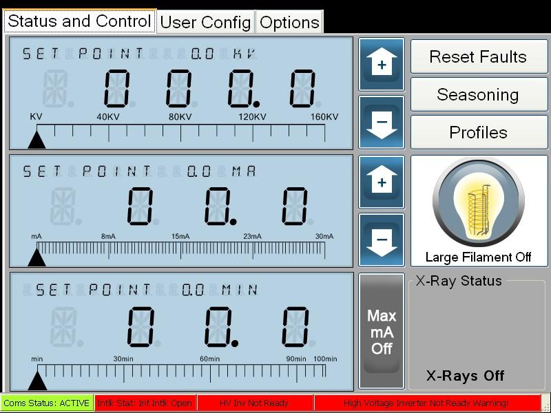 Reset Fault: Pressing Reset Faults will clear faults, its recommend that faults should be