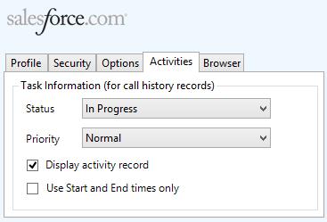 Mitel Phone Manager Status: This allows the type of Status for the task to be configured. Valid options are: Not Started, In Progress, Completed, Waiting on someone else, Deferred.