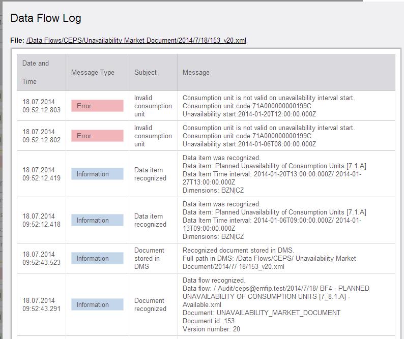 Figure 10 3.2.1.3 Filtering Normally, there are a large number of items in the log; to locate specific items of interest, several filters are available.