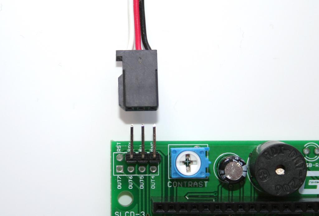 connection to the SLCD-3 board.