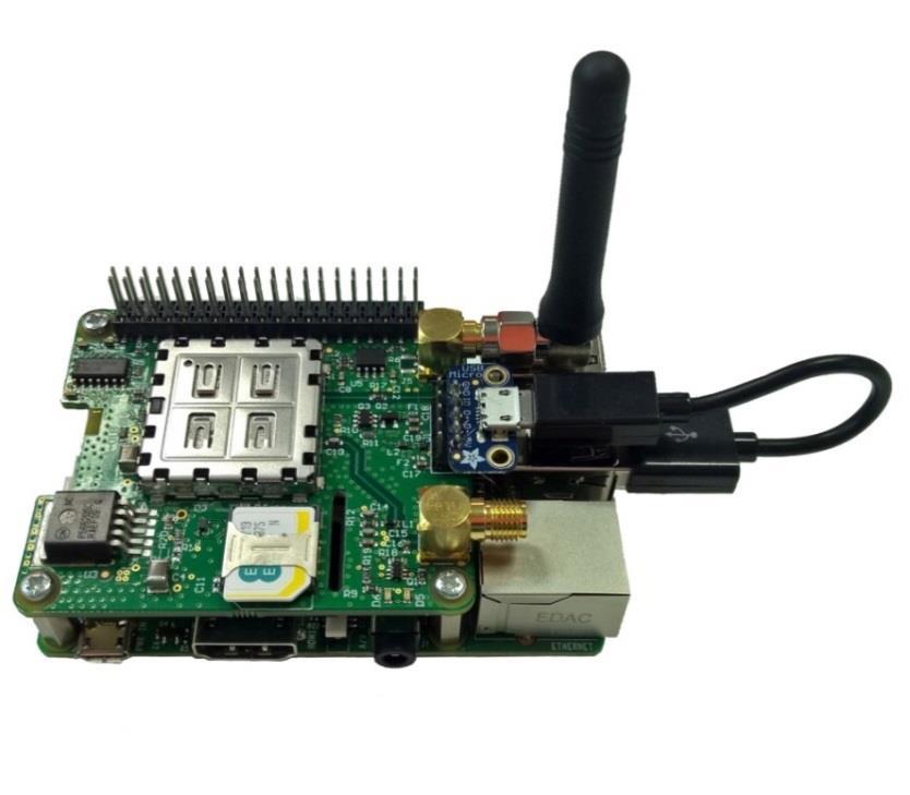 USER MANUAL: Raspberry Pi 2 The PiIoT is a WAN communications board which