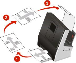 5 Remove the paper from the paper exit tray, and then reload the paper to print the other side of the document. 6 Press.