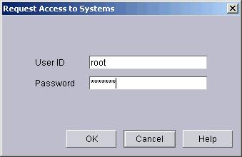 Figure 28 User Credentials Once valid log-on credentials are specified, the Request Access will display a success message.