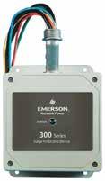 Surge Protection Product Description/Specifications 320 Surge Protective Device t Glance Low Exposure Surge Protection Solutions The Emerson Network Power 320 is designed for use on branch panels or