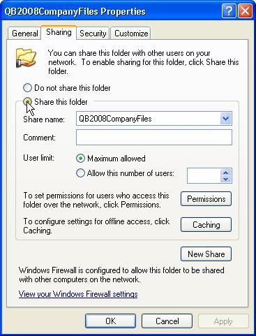 Setting Permissions for Network Users When you create a share to make it available to remote users, you must also set the Permissions for those users.