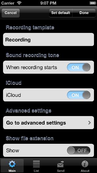 If this option is ON then the settings like "List tab" and "Send tab" will be synchronized via icloud as well as categories.