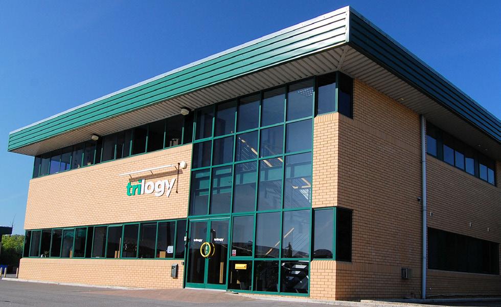 Trilogy s headquarters in Hampshire, United Kingdom Innovation, quality and customer service are the foundations of our business Trilogy is a UK based company which has been serving the Broadcast and