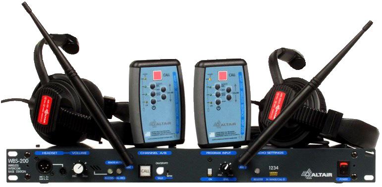 and UHF In-Ear Monitoring units.