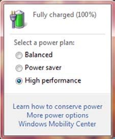 settings to highest performance, however, you can click the Auto Power