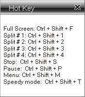 You can use hot key to control