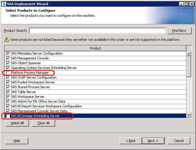 96 Chapter 6 Installing and Configuring Your SAS Software 4. On the SAS Web Report Studio: Scheduling page, deselect Enable Scheduling. 5.
