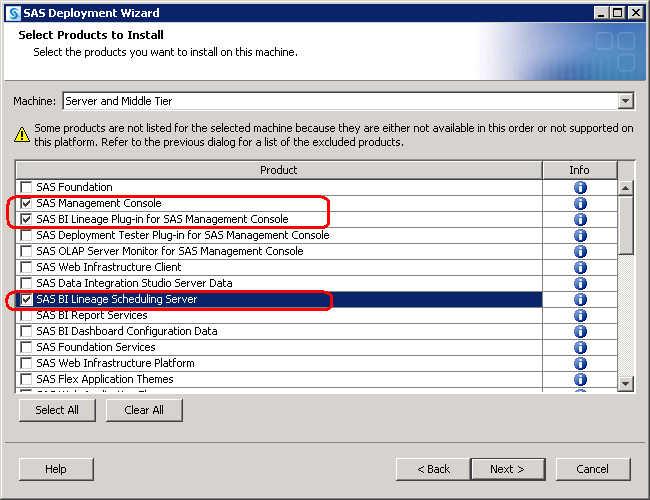 98 Chapter 6 Installing and Configuring Your SAS Software 11. On the Select Configuration Prompting Level page, select Custom for the prompting level. 12.