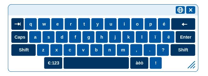 To ensure you have a QWERTY keyboard, select US International