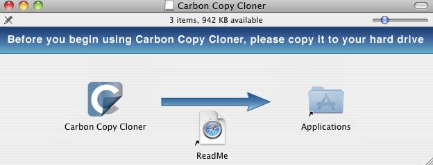 3. Clone the OS X system disk to this new volume using a cloning /duplication
