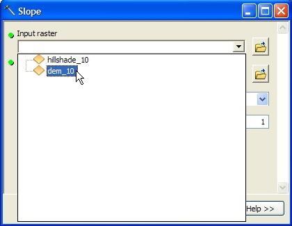 3) On Output raster text box, click symbol, save the file into folder: Data source for training/02