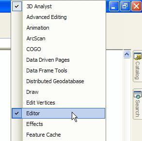 10) To make or edit spatial data, we need Editor tool.