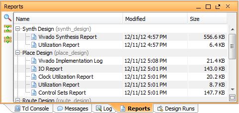 Chapter 4: Viewing Reports and Messages Viewing and Managing Messages in the IDE Messages provide brief status notes about specific elements of the design, or about errors that occurred in tool