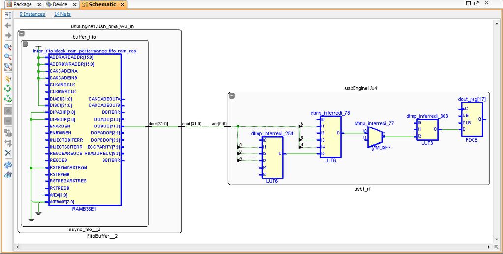Chapter 1: Logic Analysis Within the IDE X-Ref Target - Figure 1-7 Figure 1-7: Schematic