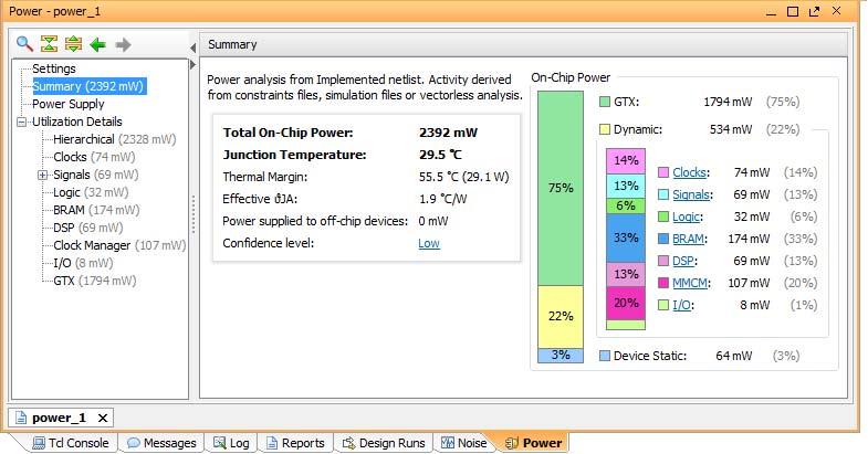 Chapter 4: Viewing Reports and Messages Analyzing the Power Report Use the Report Power dialog box (Figure 4-8, page 138) to analyze power based on: Settings Power total Hierarchy Voltage rail Block