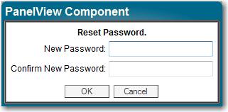 Chapter 2 Configuration Mode 5. Optionally, enter a new Terminal User Name. 6. Click the Reset Terminal User Password button. 7.