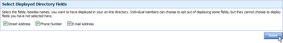 Users must choose to be removed from the directory. To automatically exclude member users from online directories, select Exclude all users in the online directory.