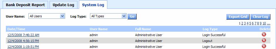 Access ACS Administrator s Guide To sort the log, click a column heading.