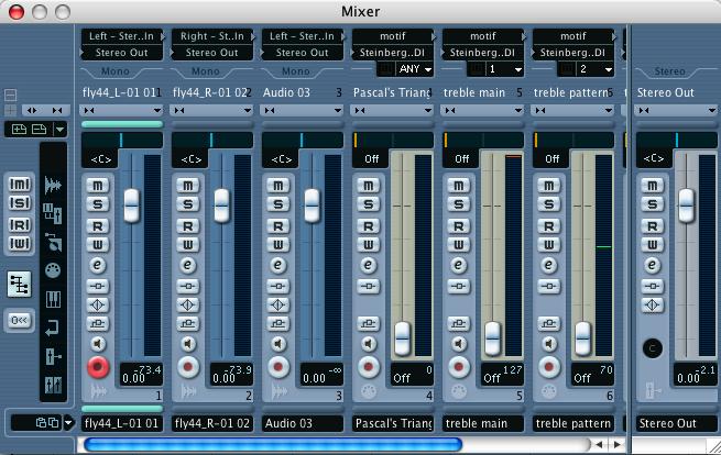 THE CUBASE MIXER You ve recorded, edited, and tweaked each individual sound that makes up a sound work now you need to turn the whole track into a cohesive statement.