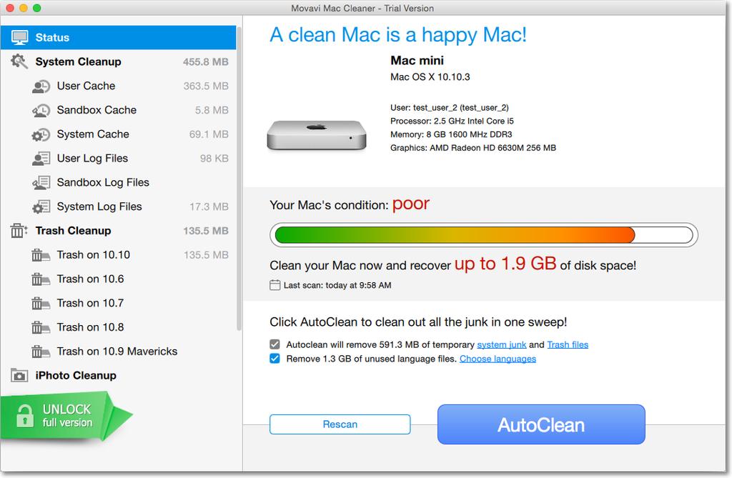Quick Start Guide Movavi Mac Cleaner is a useful tool for automatically deleting junk files on your Mac.