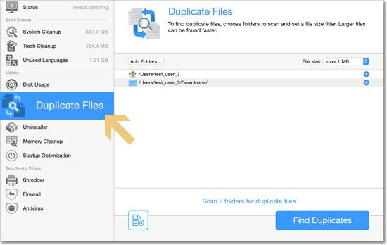 Duplicate files It's very easy to accumulate a lot of duplicate files, whether it's photos, documents or any other file type.