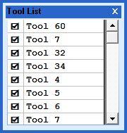 Getting Started The Tool List toolbar provides a list of the tools used by the active program. For more info please see the Tool List Toolbar topic. Status Bar The status bar is made up of panels.