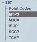 5 Configuring SIGTRAN Applications Creating an MTP3 Configuration MTP3 provides message routing between signaling points in an SS7 network. To create an MTP3 configuration: 1.